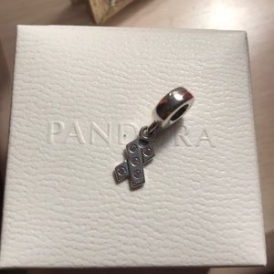 ✨Pandora breast cancer ribbon charm✨